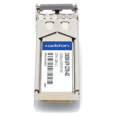 AddOn Cisco CWDM-SFP-1270 Compatible TAA Compliant 1000Base-CWDM SFP Transceiver (SMF, 1270nm, 100km, LC) CWDM-SFP-1270-AO