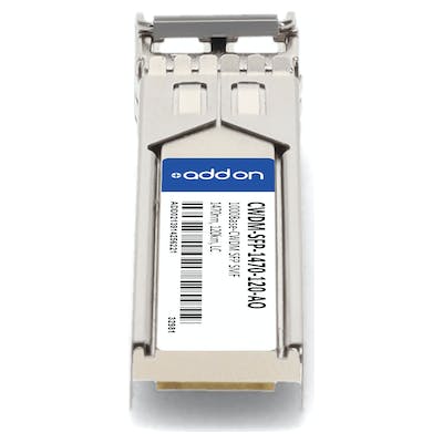AddOn Cisco CWDM-SFP-1470-120 Compatible TAA Compliant 1000Base-CWDM SFP Transceiver (SMF, 1470nm, 120km, LC) CWDM-SFP-1470-120-AO