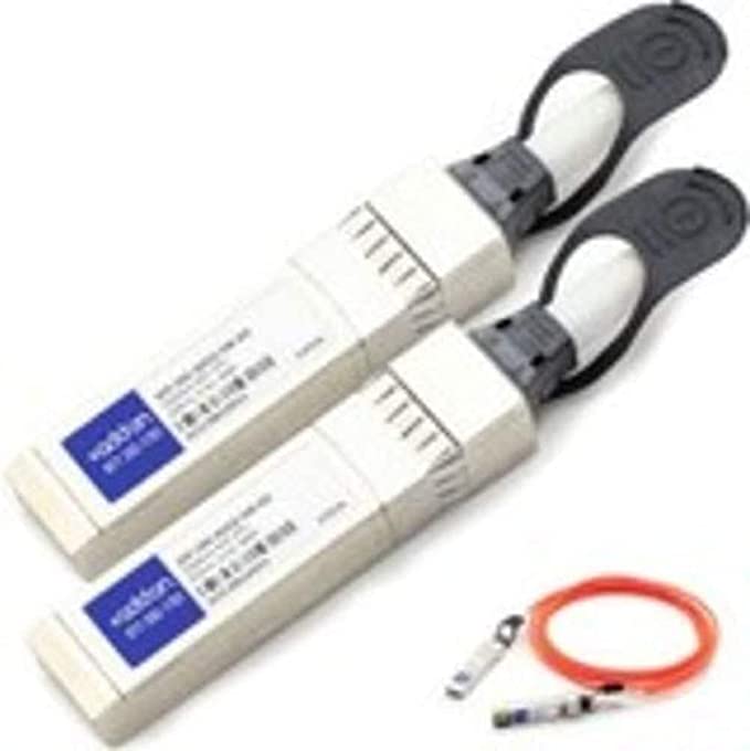 AddOn Cisco Compatible TAA Compliant 10GBase-AOC SFP+ to SFP+ Direct Attach Cable (850nm, MMF, 0.5m) SFP-10G-AOC0-5M-AO