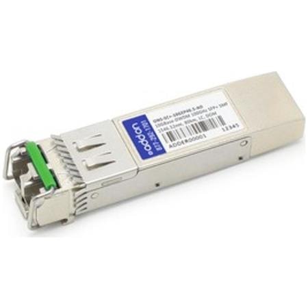 AddOn Cisco ONS ONS-SC+-10GEP46.5 Compatible TAA Compliant 10GBase-DWDM 50GHz SFP+ Transceiver (SMF, 1546.52nm, 80km, LC, DOM) ONS-SC+-10GEP46.5-AO
