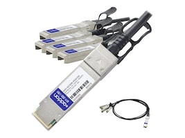 AddOn Cisco QSFP-4SFP10G-CU3M to Enterasys 10GB-C03-SFPP Compatible TAA Compliant 40GBase-CU QSFP+ to 4xSFP+ Direct Attach Cable (Passive Twinax, 3m) ADD-QCISEN-PDAC3M
