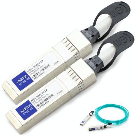 AddOn Cisco SFP-10G-AOC7M to HP JD092B Compatible TAA Compliant 10GBase-AOC SFP+ to SFP+ Direct Attach Cable (850nm, MMF, 7m) ADD-SCISHPC-AOC7M