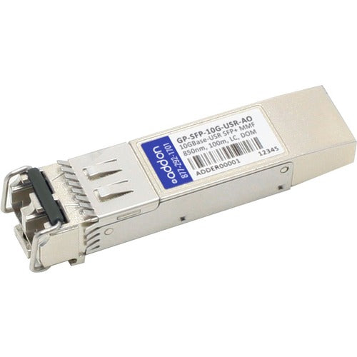 AddOn Dell Force10 GP-SFP-10G-USR Compatible TAA Compliant 10GBase-USR SFP+ Transceiver (MMF, 850nm, 100m, LC, DOM) GP-SFP-10G-USR-AO