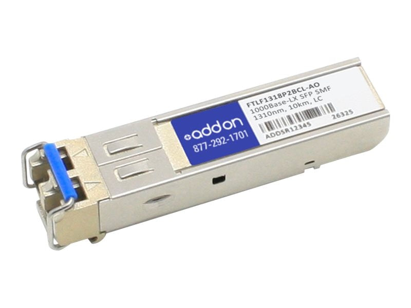 Addon Finisar Ftlf1318P2Bcl Compatible Taa Compliant 1000Base-Lx Sfp Transceiver (Smf, 1310Nm, 10Km, Lc)