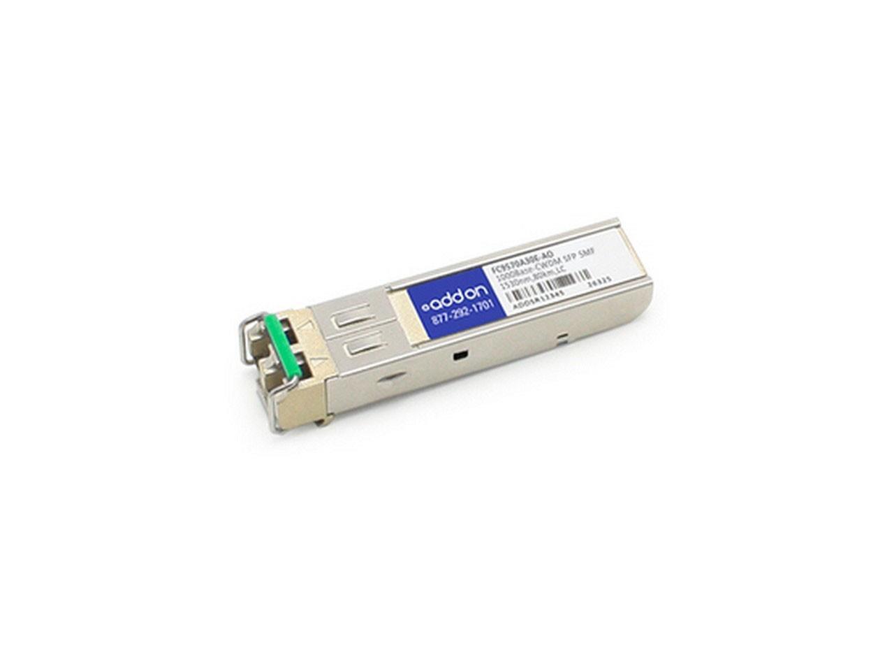 AddOn Fujitsu FC9570A30E Compatible TAA Compliant 1000Base-CWDM SFP Transceiver (SMF, 1530nm, 80km, LC) FC9570A30E-AO