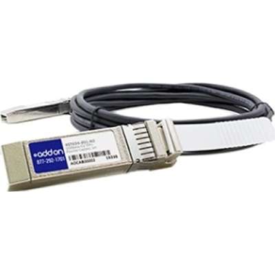 AddOn HP 487654-001 Compatible TAA Compliant 10GBase-CU SFP+ to SFP+ Direct Attach Cable (Passive Twinax, 1m) 487654-001-AO