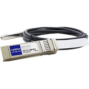 AddOn HP 487657-001 Compatible TAA Compliant 10GBase-CU SFP+ to SFP+ Direct Attach Cable (Passive Twinax, 3m) 487657-001-AO