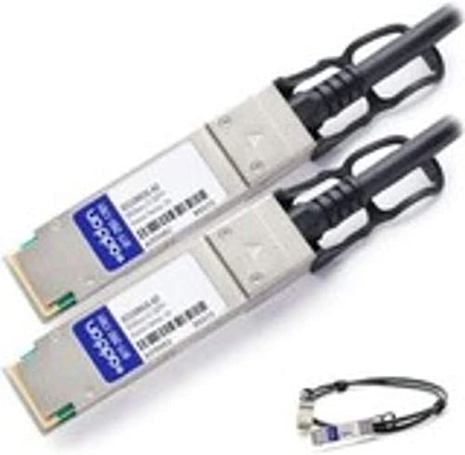 AddOn Huawei 02310MUG-AO Compatible TAA Compliant 40GBase-CU QSFP+ to QSFP+ Direct Attach Cable (Passive Twinax, 1m)