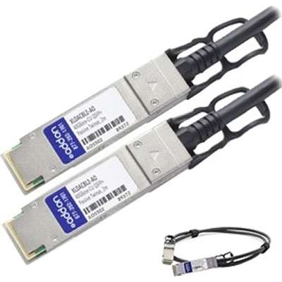 AddOn Intel Compatible TAA Compliant 40GBase-CU QSFP+ to QSFP+ Direct Attach Cable (Passive Twinax, 2m) XLDACBL2-AO