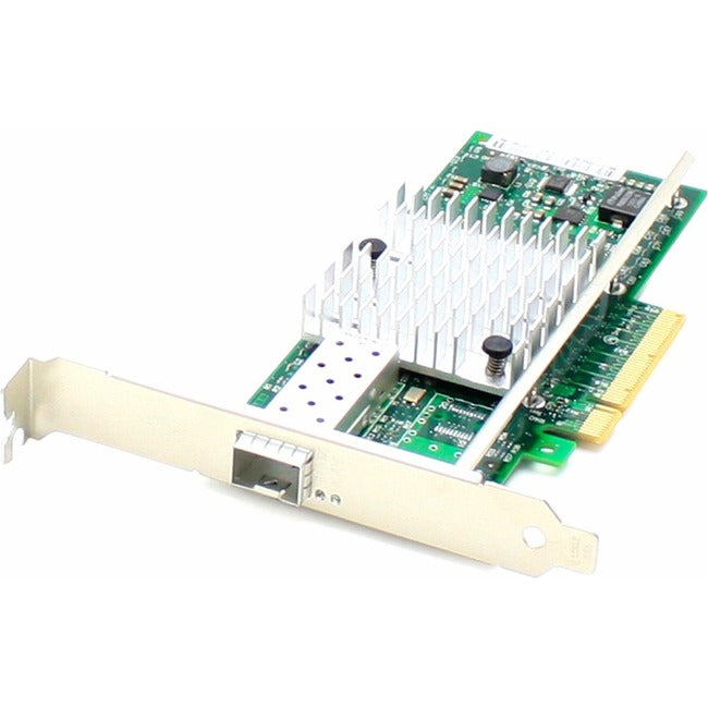 AddOn Intel E10G41BFSR Comparable 10Gbs Single SFP+ Port 300m Network Interface Card with 10GBase-SR SFP+ Transceiver E10G41BFSR-AO
