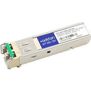 Addon Msa And Taa Compliant 1000Base-Dwdm 100Ghz Sfp Transceiver (Smf, 1536.61Nm, 80Km, Lc, Dom)