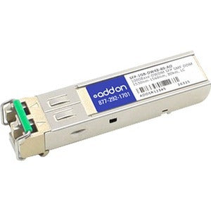 Addon Msa And Taa Compliant 1000Base-Dwdm 100Ghz Sfp Transceiver (Smf, 1538.98Nm, 80Km, Lc, Dom)
