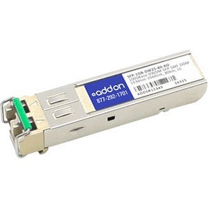 Addon Msa And Taa Compliant 1000Base-Dwdm 100Ghz Sfp Transceiver (Smf, 1557.36Nm, 80Km, Lc, Dom)
