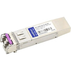 Addon Msa And Taa Compliant 10Gbase-Cwdm Sfp+ Transceiver (Smf, 1270Nm, 80Km, Lc, Dom)
