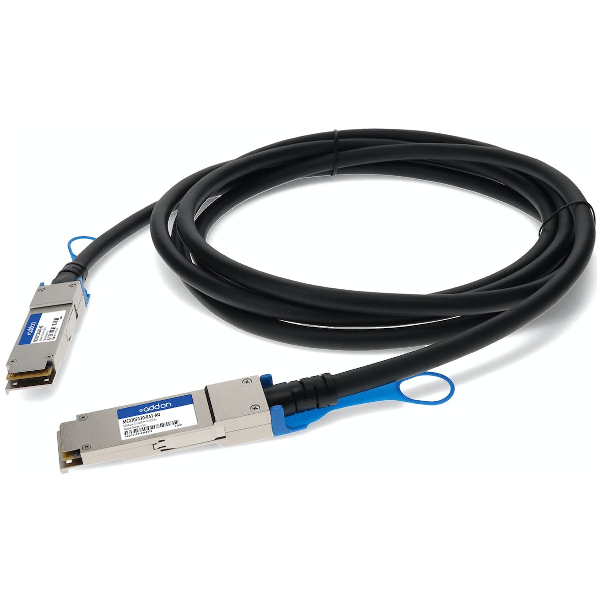 AddOn Mellanox MC2207130-0A1 Compatible TAA Compliant 56GBase-CU QSFP+ to QSFP+ Direct Attach Cable (Passive Twinax, 1.5m) MC2207130-0A1-AO