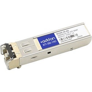 Addon N-Tron Ntsfp-Sx Compatible Taa Compliant 1000Base-Sx Sfp Transceiver (Mmf, 850Nm, 550M, Lc)