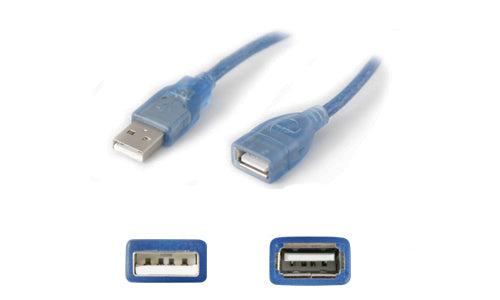 Addon Networks 1.8M M/F Usb 2.0 Usb Cable Usb A Blue