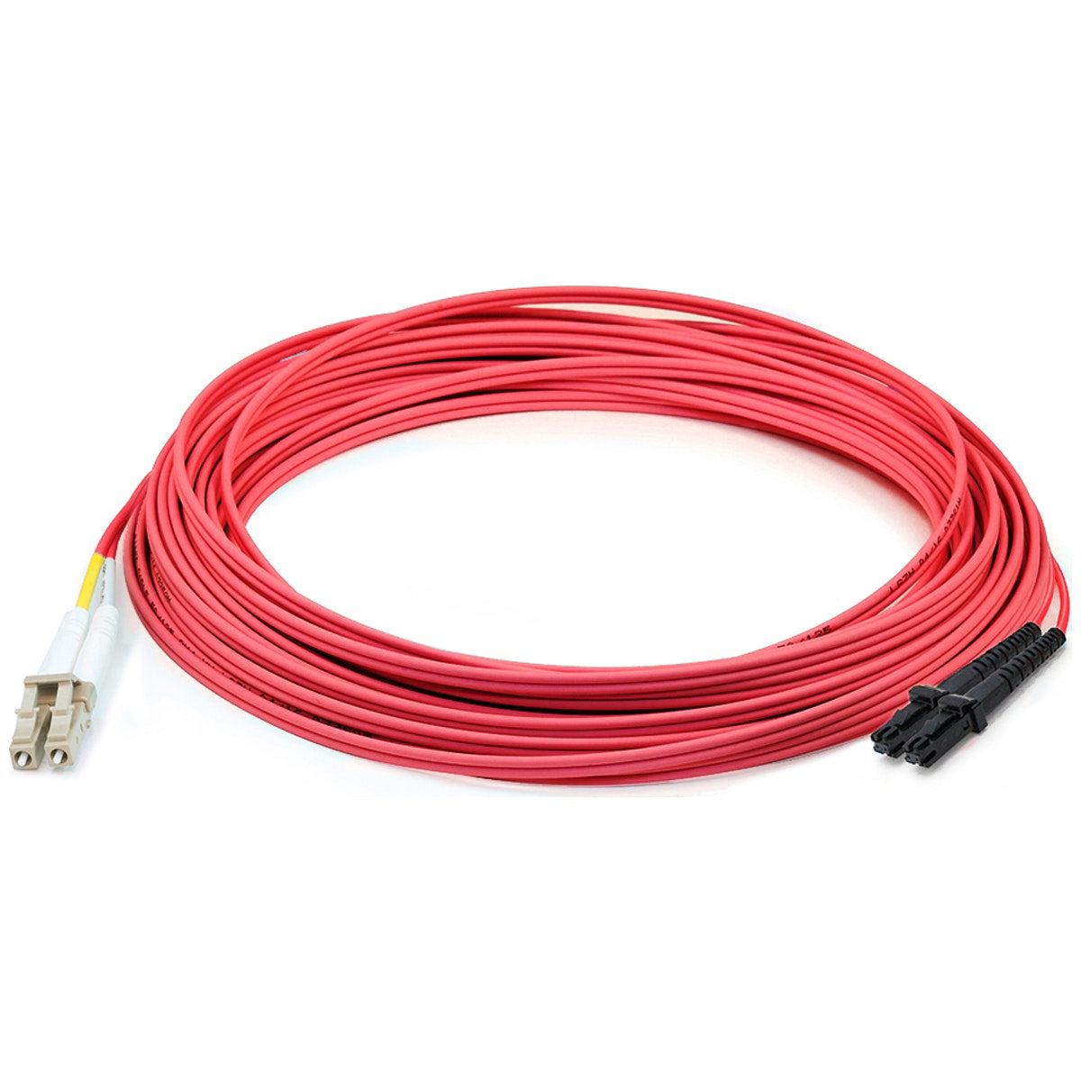 Addon Networks 2M Lc (Male) To Mt-Rj (Male) Red Om1 Duplex Fiber Ofnr (Riser-Rated) Taa Compliant Patch Cable