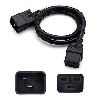 Addon Networks 3Ft Iec C19/Iec C20 Black 1.83 M C20 Coupler C19 Coupler