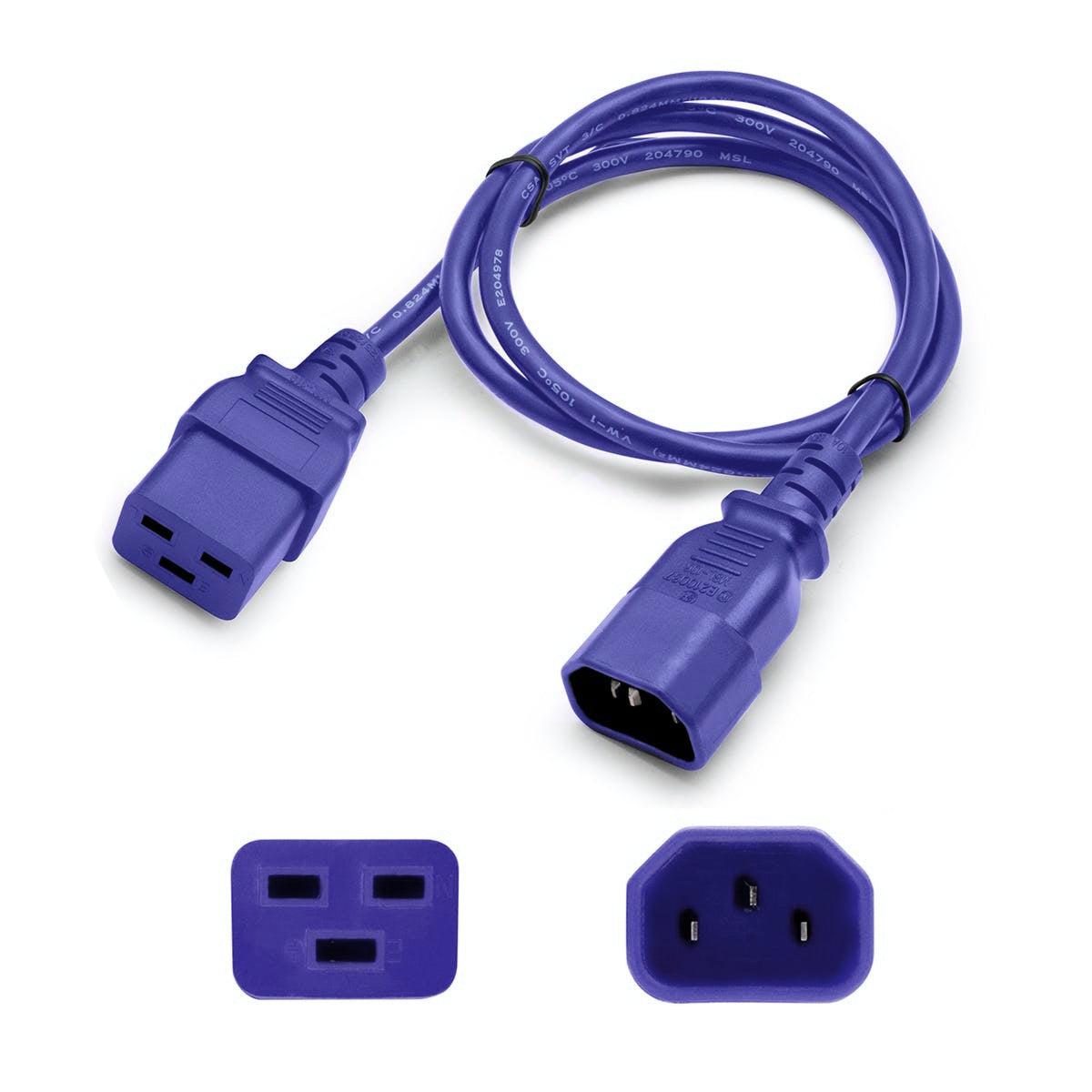 Addon Networks Add-C142C1914Awg6Ftbe Power Cable Blue 1.83 M C14 Coupler C19 Coupler
