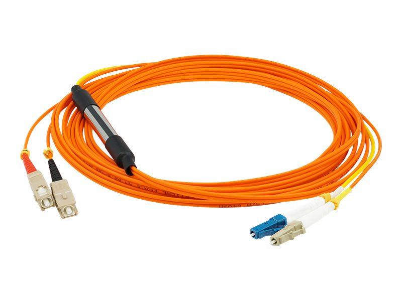 Addon Networks Add-Mode-Sclc6-15 Fibre Optic Cable 15 M Lc Sc Ofnr Om1 Orange