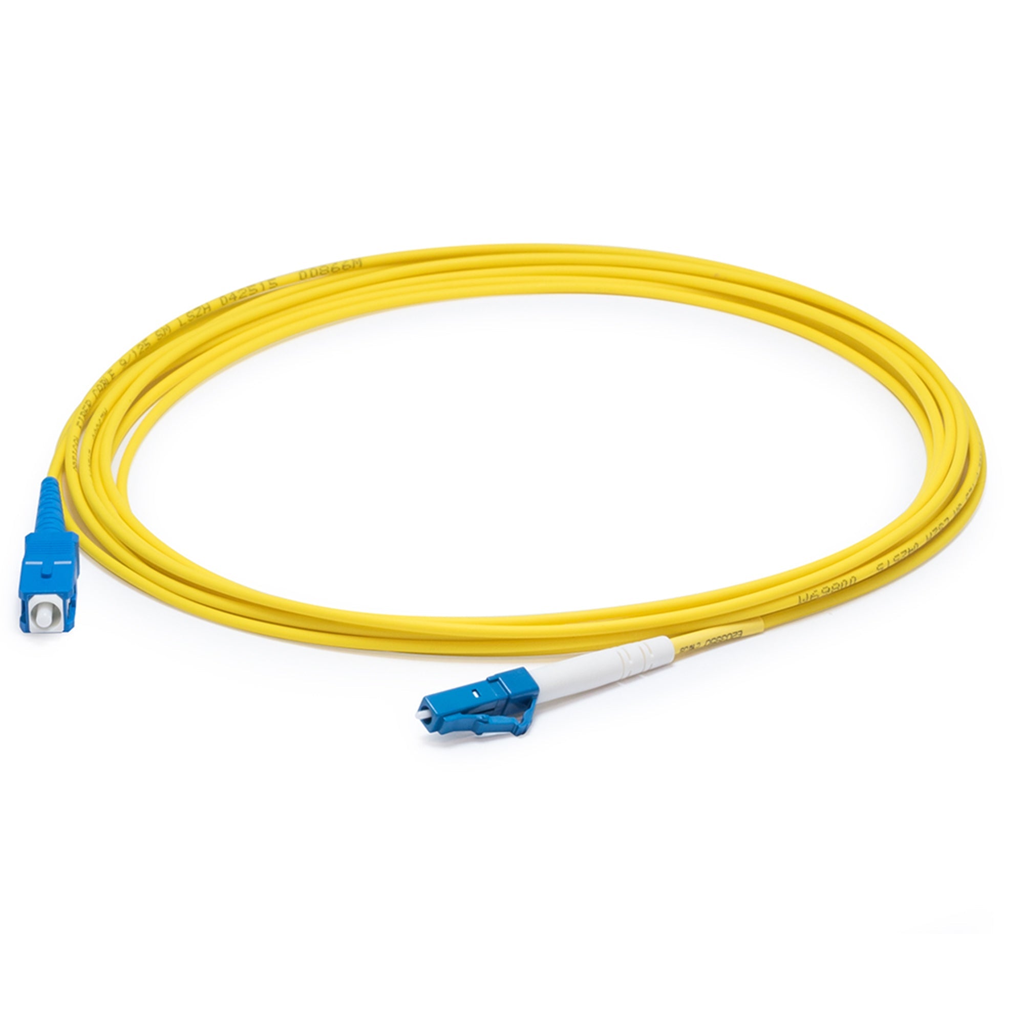 Addon Networks Add-Sc-Lc-1M9Smflz Fibre Optic Cable 1 M Ofnp Os2 Yellow