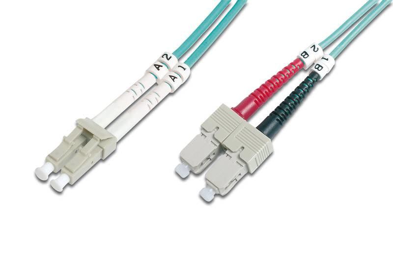 Addon Networks Add-St-Lc-58M5Om4 Fibre Optic Cable 58 M Sc Ofc Om4 Aqua Colour