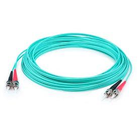 Addon Networks Add-St-St-0-5M5Om3 Fibre Optic Cable 0.5 M Ofnr Om3 Aqua Colour