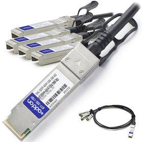 Addon Networks Dac-Qsfp-4Sfp-10G-3M-Ao Infiniband Cable Qsfp+ 4Xsfp+ Black
