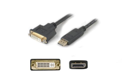 Addon Networks Dp2Dvia Video Cable Adapter 0.2 M Displayport Dvi Black