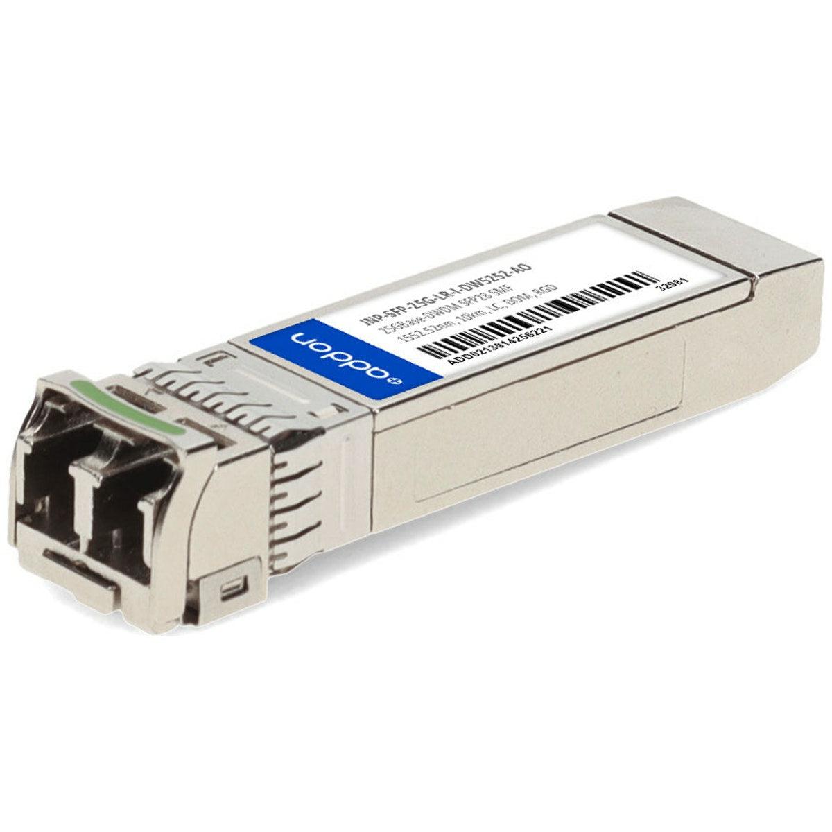 Addon Networks Jnp-Sfp-25G-Lr-I-Dw5252-Ao Network Transceiver Module Fiber Optic 25780 Mbit/S Sfp28 1552.52 Nm