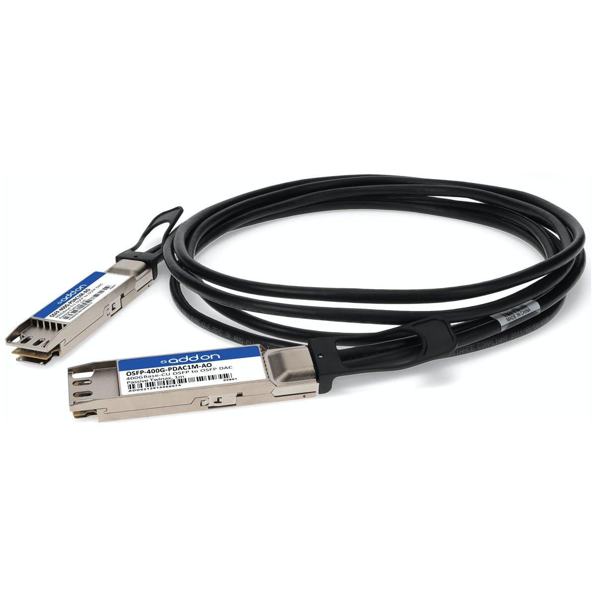 Addon Networks Osfp-400G-Pdac1M-Ao Infiniband Cable 1 M Black