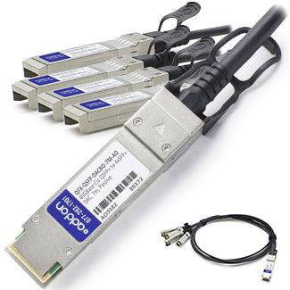 Addon Networks Qsfp+/4Xsfp+ 5M Infiniband Cable Qsfp+ 4Xsfp+ Black