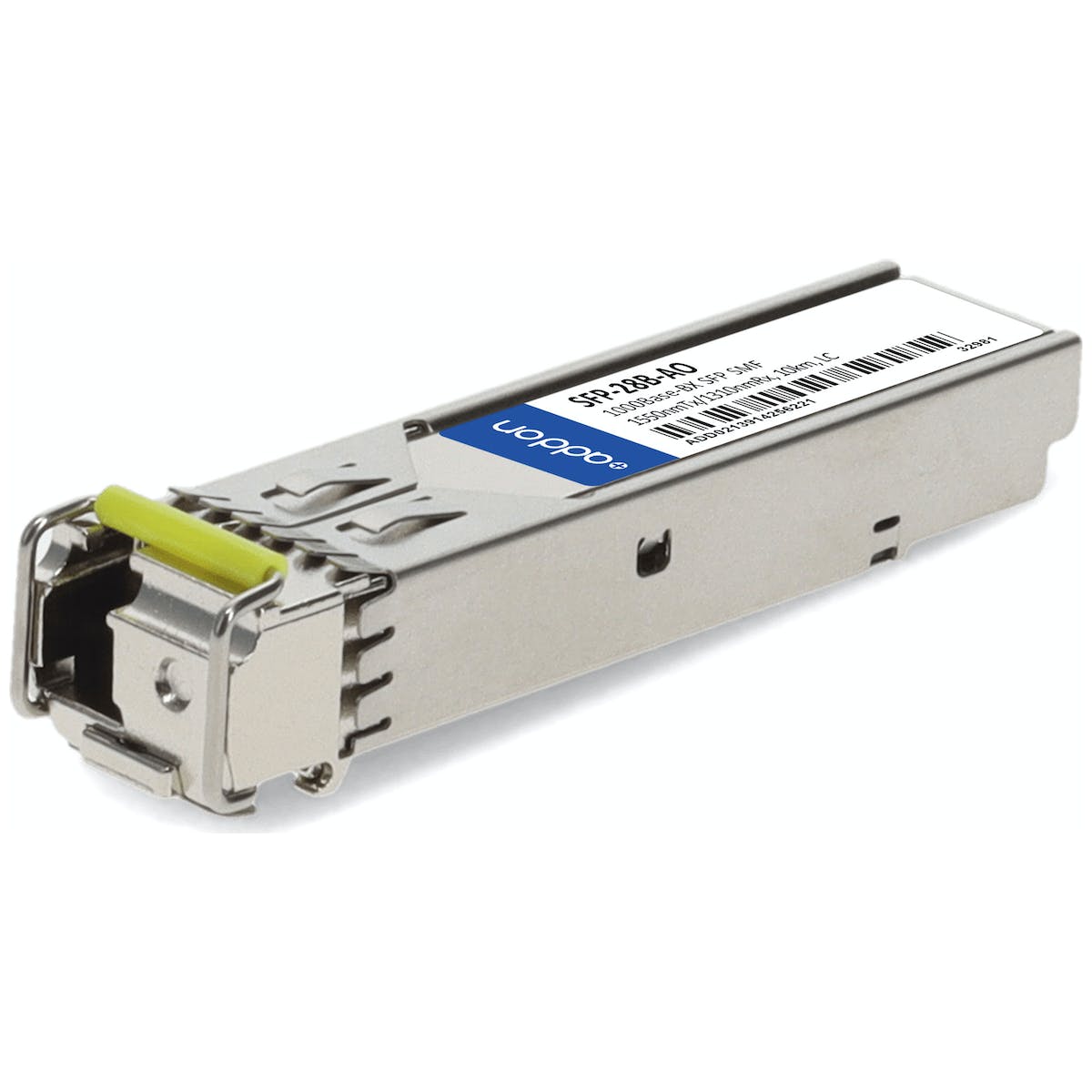 AddOn Rad SFP-28B Compatible TAA Compliant 1000Base-BX SFP Transceiver (SMF, 1550nmTx/1310nmRx, 10km, LC) SFP-28B-AO