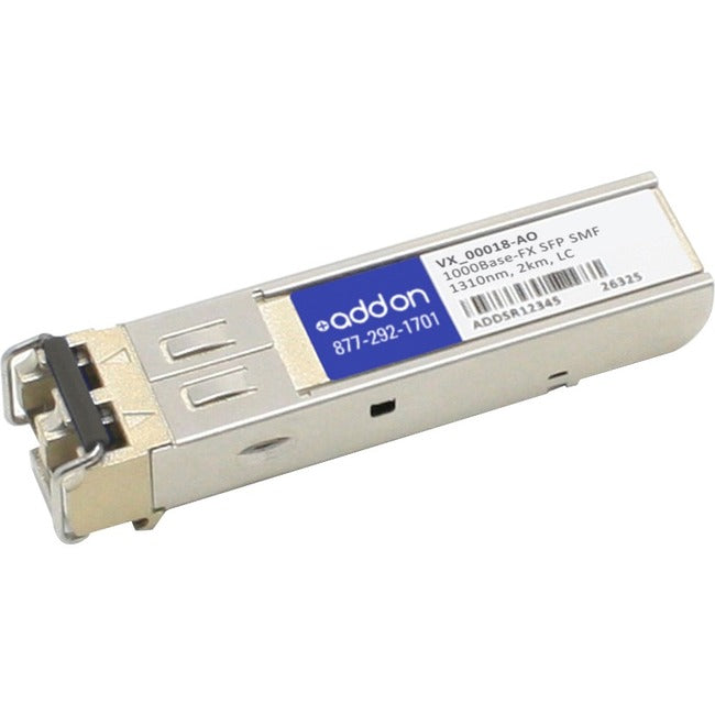 AddOn VSS Monitoring VX_00018 Compatible TAA Compliant 1000Base-FX SFP Transceiver (SMF, 1310nm, 2km, LC) VX_00018-AO