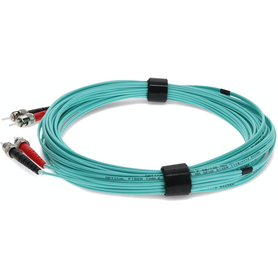 AddOn Fiber Optic Duplex Network Cable ADD-ST-ST-1M5OM4-TAA