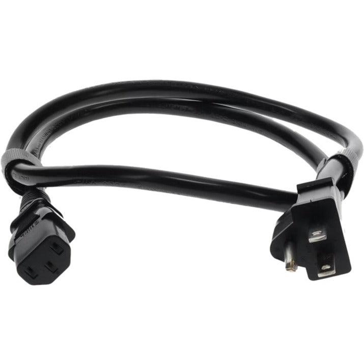 Addon Networks Add-515P2C1314Awg6Ft Power Cable Black 1.83 M C13 Coupler Nema 5-15P