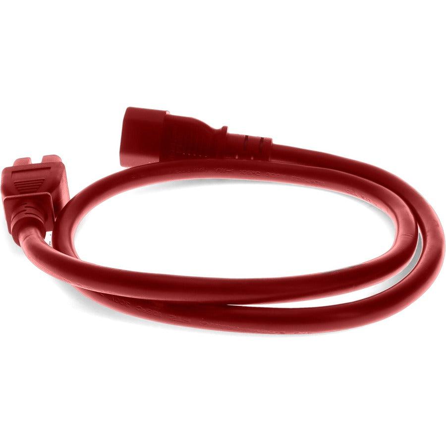 Addon Networks Add-C142C1514Awg10Ft-Rd Power Cable Black 3.05 M C14 Coupler C15 Coupler