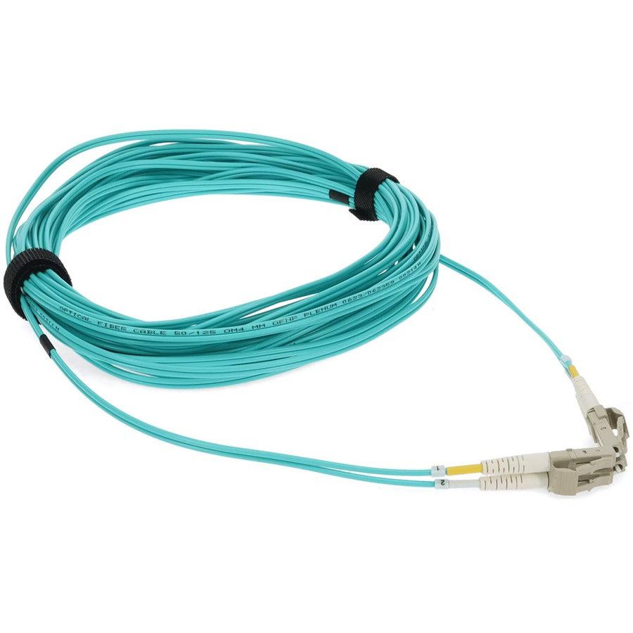 Addon Networks Add-Lc-Lc-10M5Om4P Fibre Optic Cable 10 M Om4 Aqua Colour