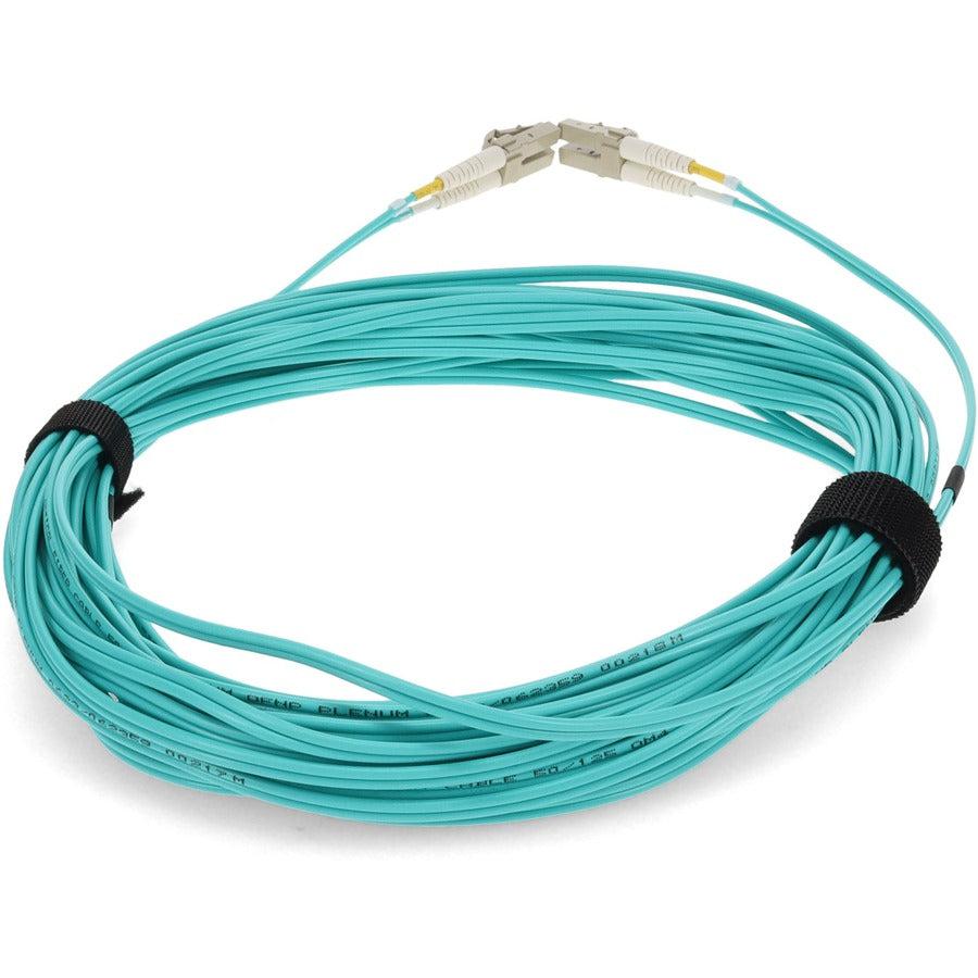 Addon Networks Add-Lc-Lc-5M5Om4P Fibre Optic Cable 5 M Om4 Aqua Colour