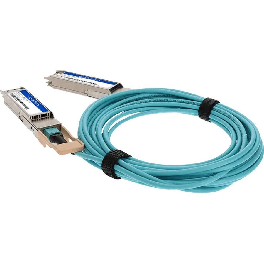 Addon Networks Aoc-O-O-400G-10M-Ao Fibre Optic Cable Om3 Aqua Colour