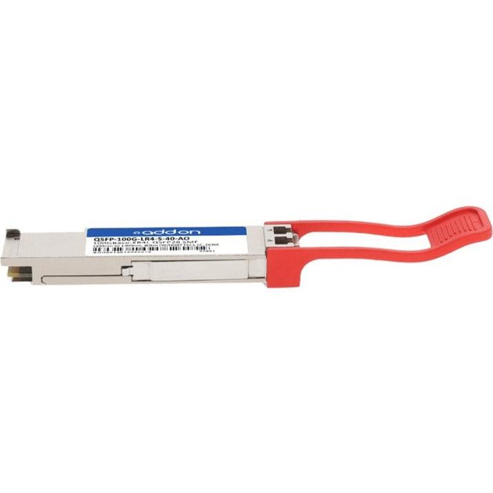 Addon Networks Cisco Qsfp-100G-Lr4-S-40 Compatible Taa Compliant 100Gbase-Er4L Qsfp28 Transceiver (Smf, 1295Nm To 1309Nm, 40Km (W/Host Fec), Lc, Dom)