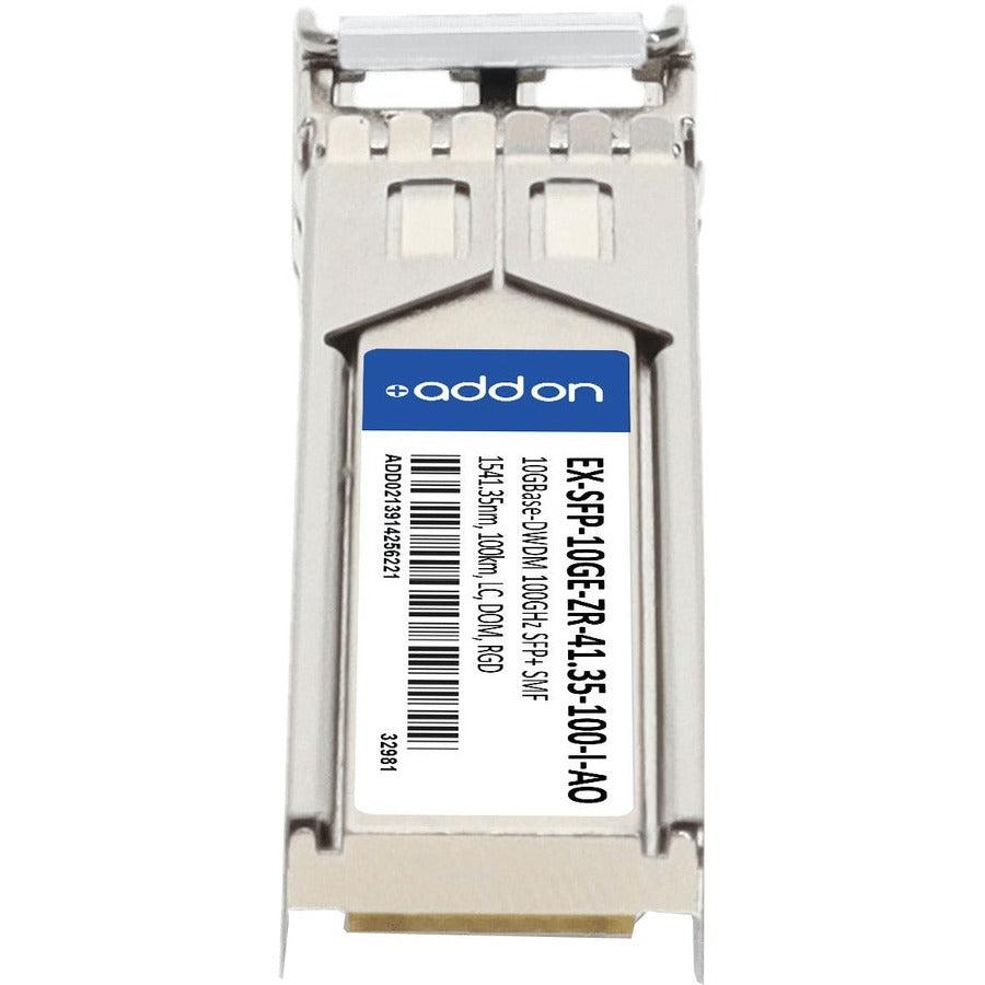 Addon Networks Ex-Sfp-10Ge-Zr-41.35-100-I-Ao Network Transceiver Module Fiber Optic 10000 Mbit/S Sfp+ 1541.35 Nm