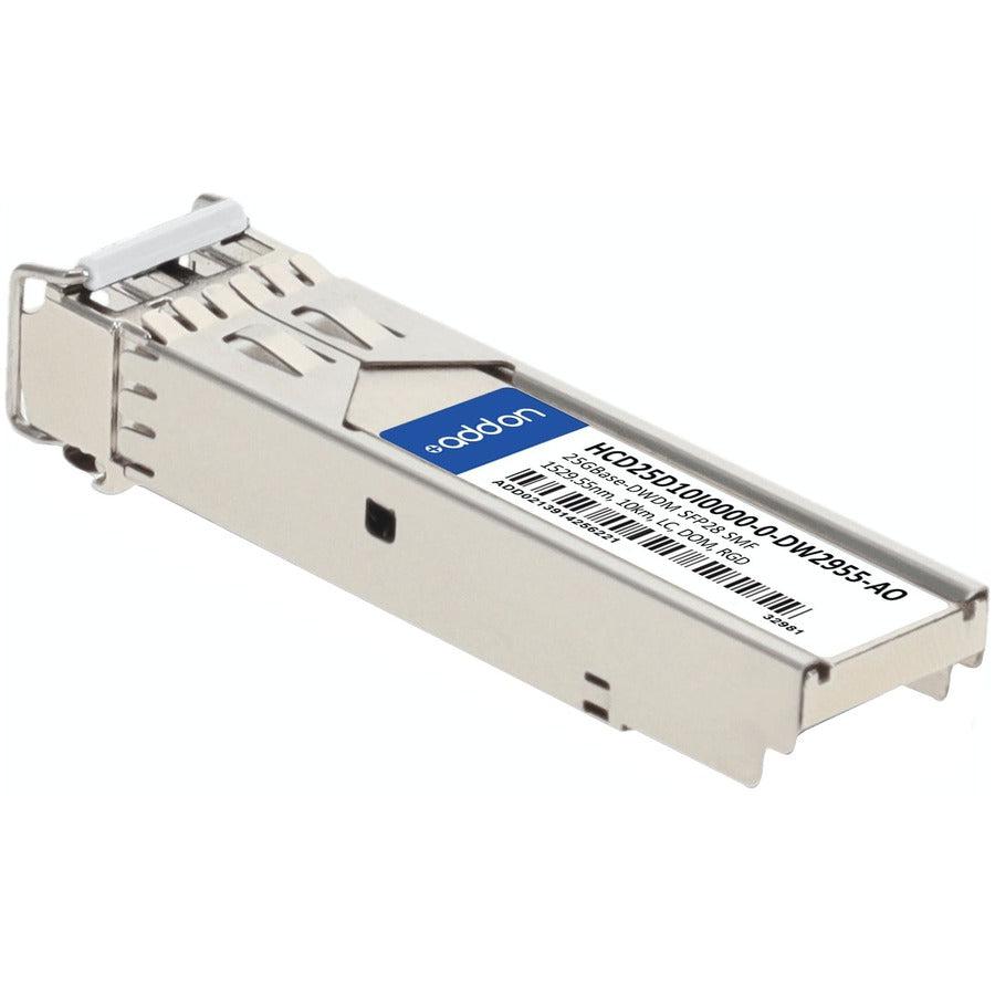 Addon Networks Hcd25D10I0000-0-Dw2955-Ao Network Transceiver Module Fiber Optic Sfp28 1529.55 Nm