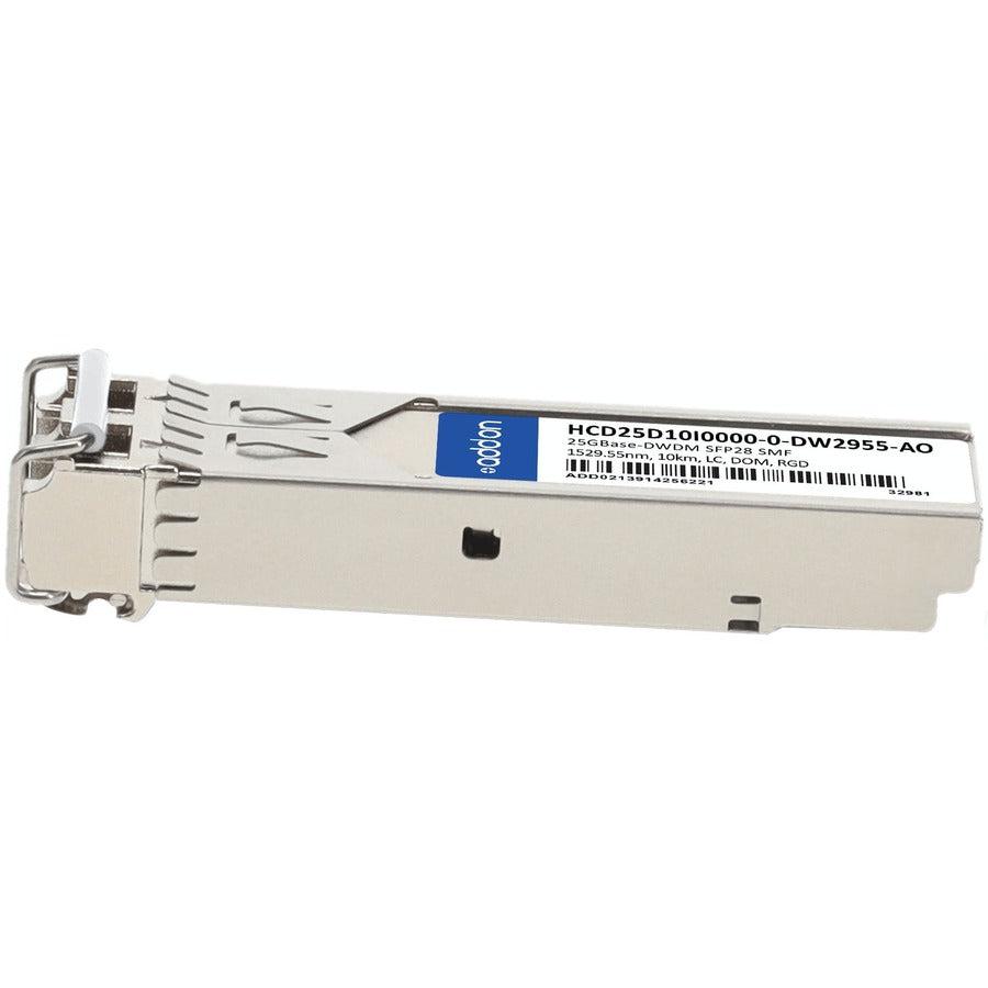 Addon Networks Hcd25D10I0000-0-Dw2955-Ao Network Transceiver Module Fiber Optic Sfp28 1529.55 Nm