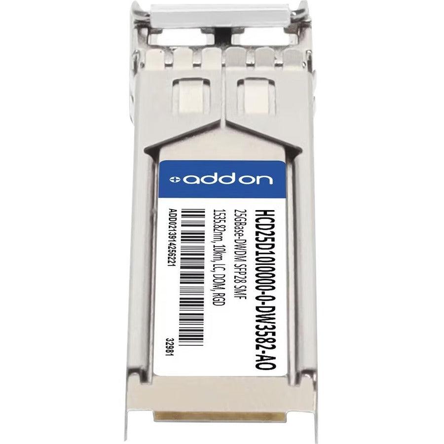 Addon Networks Hcd25D10I0000-0-Dw3582-Ao Network Transceiver Module Fiber Optic Sfp28 1535.82 Nm