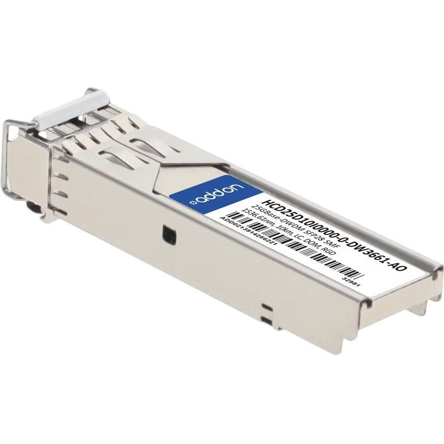 Addon Networks Hcd25D10I0000-0-Dw3661-Ao Network Transceiver Module Fiber Optic Sfp28 1536.61 Nm