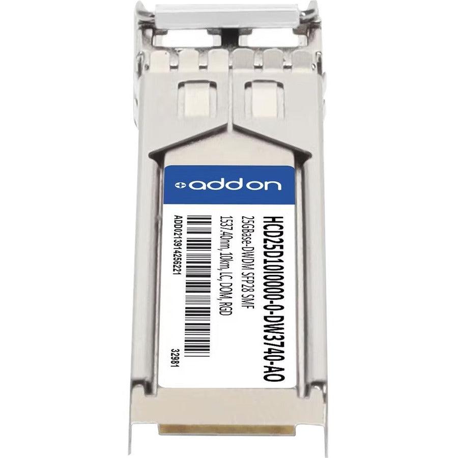 Addon Networks Hcd25D10I0000-0-Dw3740-Ao Network Transceiver Module Fiber Optic Sfp28 1537.4 Nm