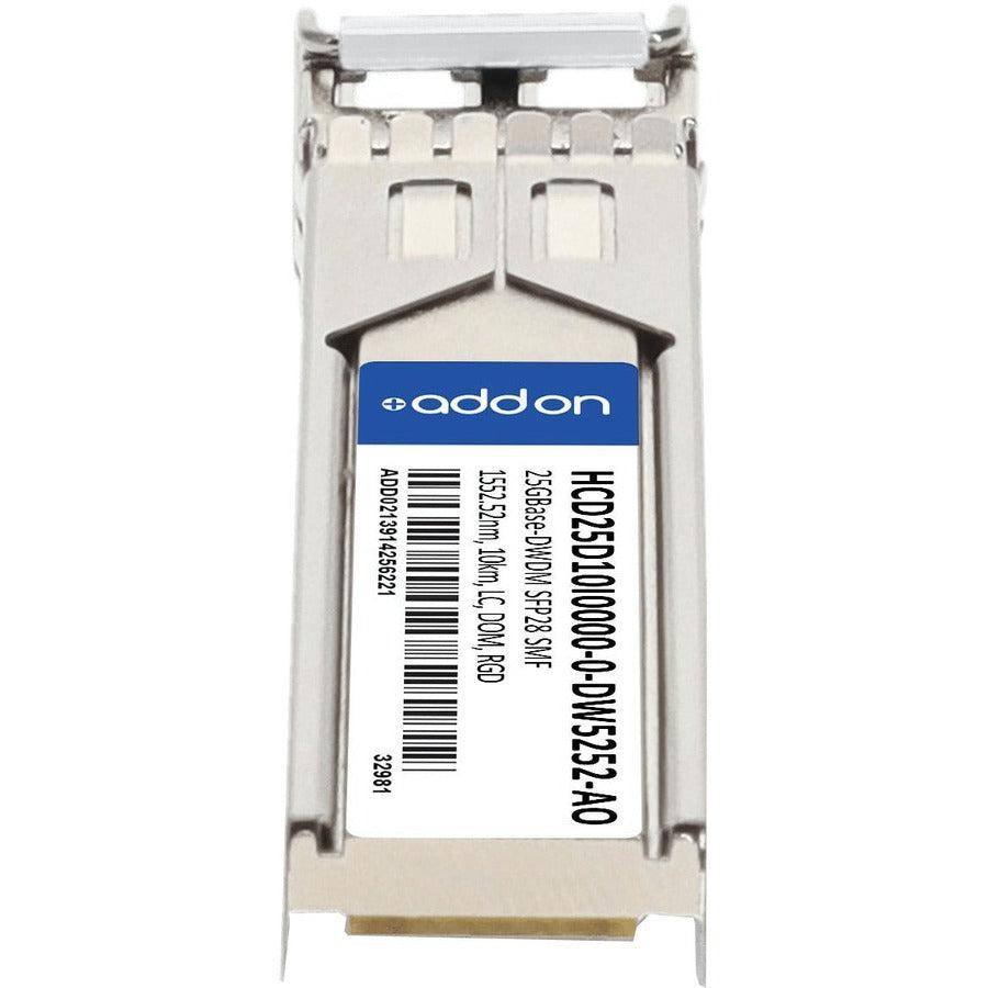Addon Networks Hcd25D10I0000-0-Dw5252-Ao Network Transceiver Module Fiber Optic Sfp28 1552.52 Nm