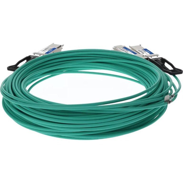 Addon Networks Mfs1S50-V015E-Ao Infiniband Cable 15 M Qsfp56 2Xqsfp56 Green, Grey